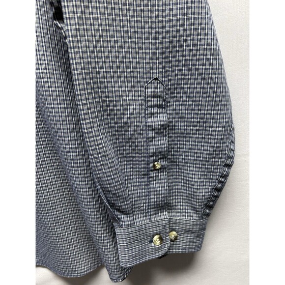 The North Face Men’s XL Vented Outdoors Button Up Shirt Fishing Hiking Blue - Picture 2 of 8